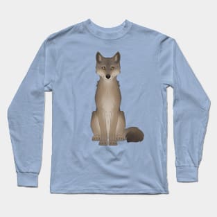 Indian Wolf Long Sleeve T-Shirt